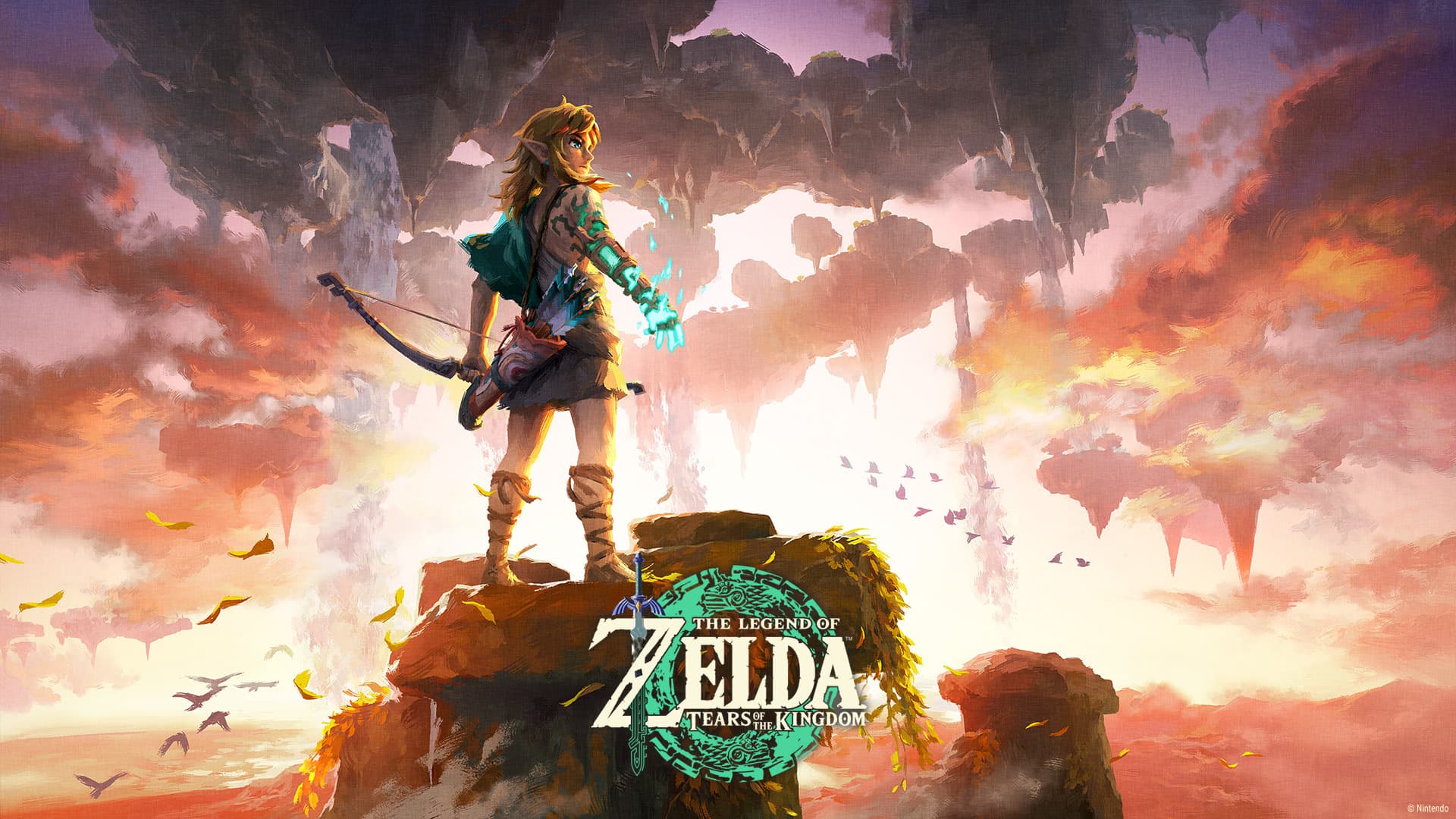 Capa de The Legend of Zelda: Tears of the Kingdom